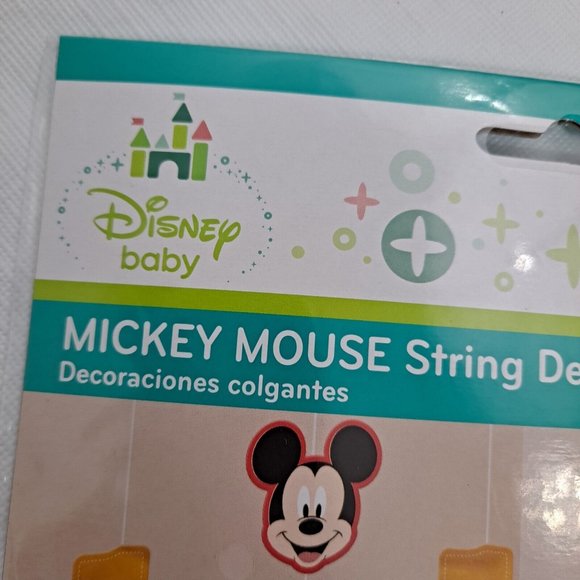 Mickey Mouse String Decorations First Birthday Party 7 Ft Long Six Pieces - Picture 4 of 10